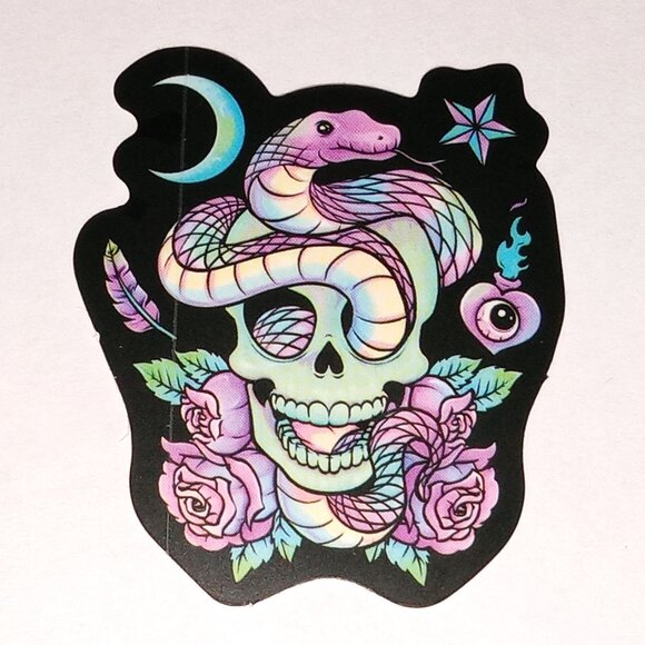 Other - 🎯 10 for $10 / Snake Skull Sticker